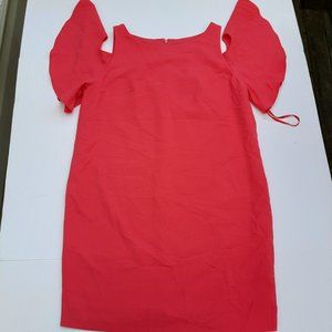 Cynthia Rowley Shell Cold-Shoulder Dress